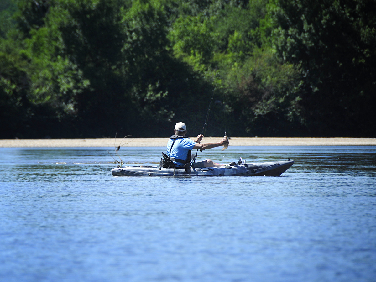 Guide de pêche en kayak sur l'Allier Guide de pêche en kayak sur l'Allier