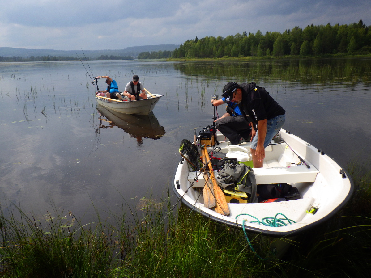 Séjour de pêche en Suède, les bateaux Séjour de pêche en Suède, les bateaux