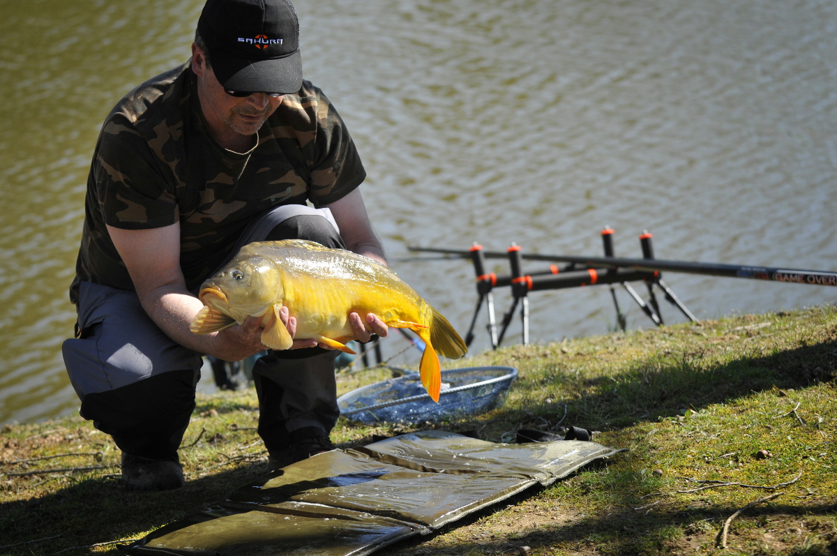 Stage de pêche carpe et feeder Manu Bizel moniteur guide de pêche