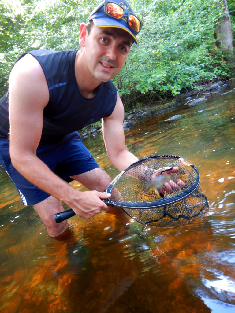 Initiation pêche à la mouche sur la Besbre