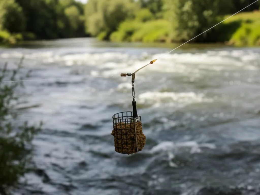 Montage feeder pour la rivière