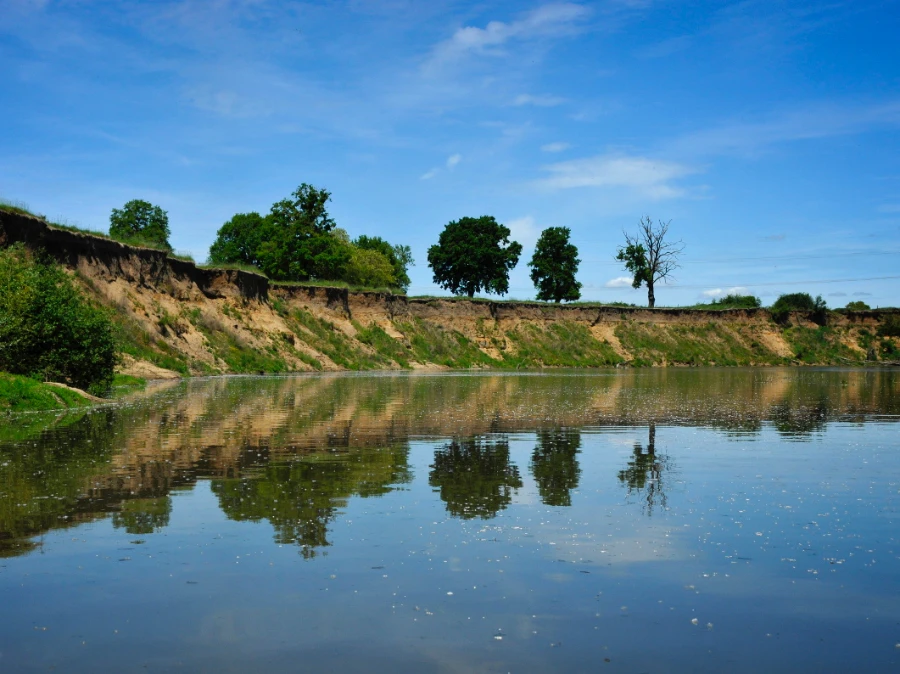 Rivière Allier en été