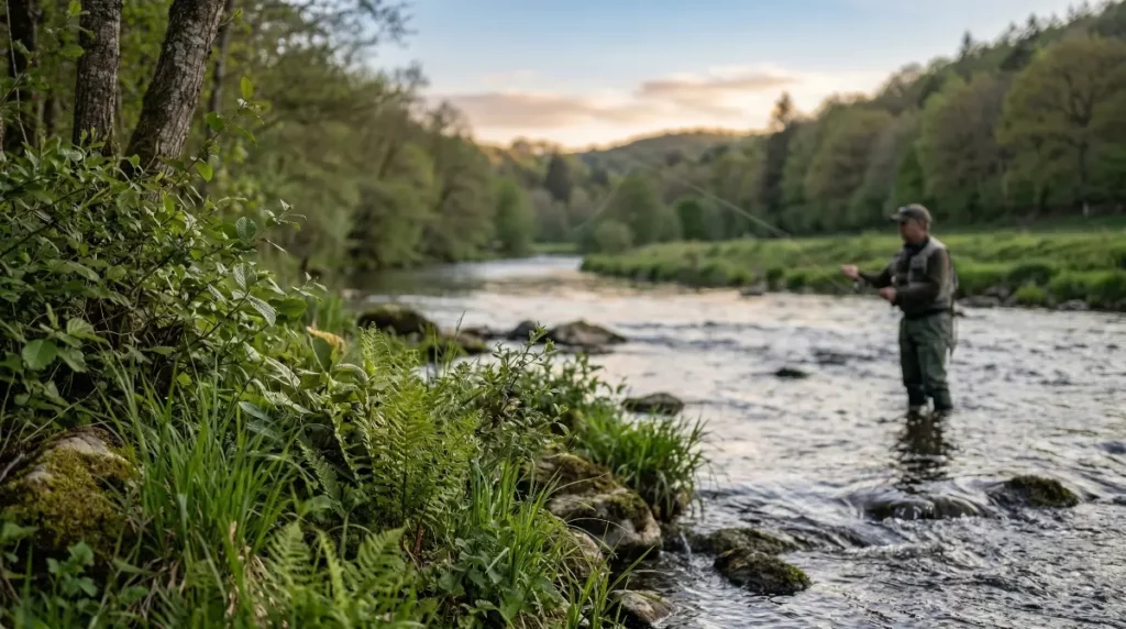 Initiation pêche à la mouche en Auvergne