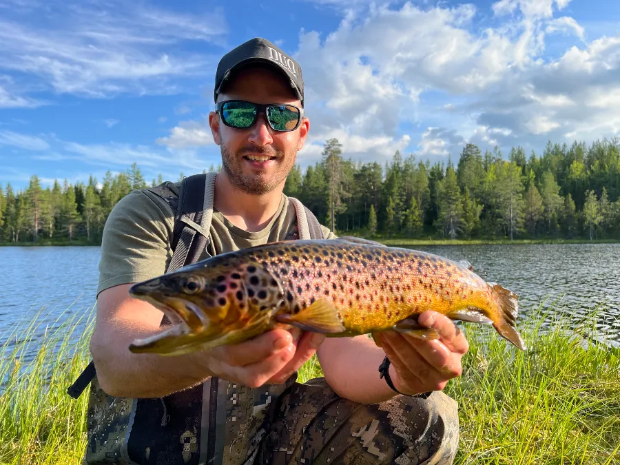 Magnifique truite de Norvège