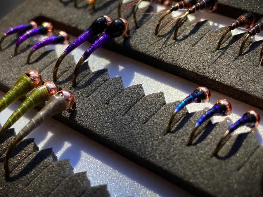 Nymphes pour la pêche de la truite