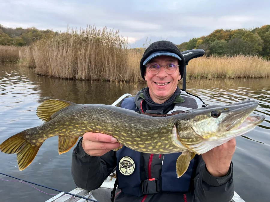 Pêche du brochet à la mouche en mer Baltique