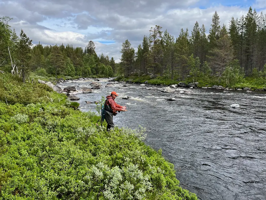 Pêche en toc nymphe en Norvège