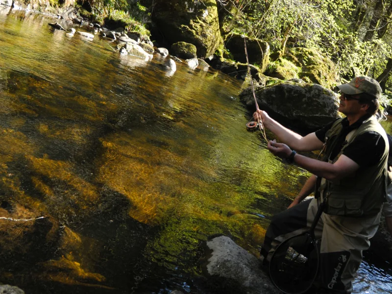 Placement dans la rivière