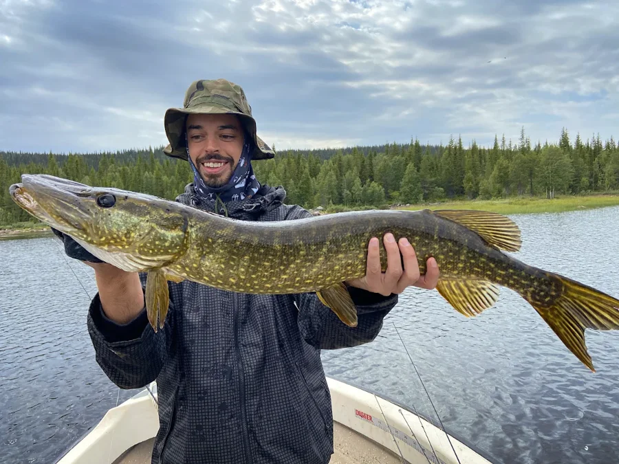 Julien, pêche en Laponie