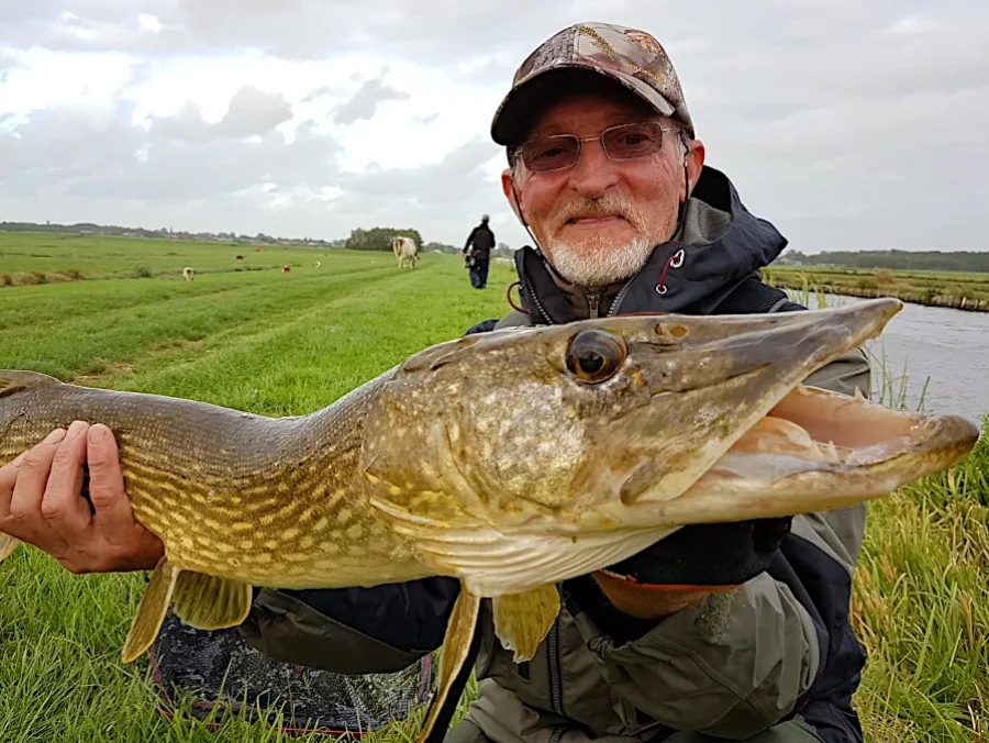 Patrick, pêche sur les polders