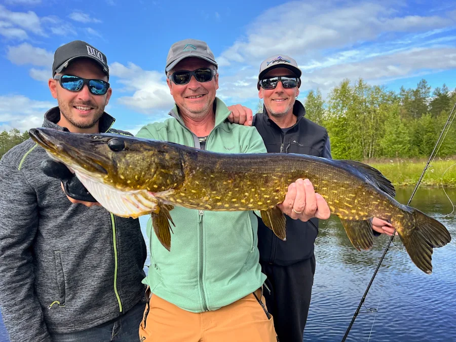 Séjour de pêche en Laponie suédoise avec Manu Bizel guide de pêche