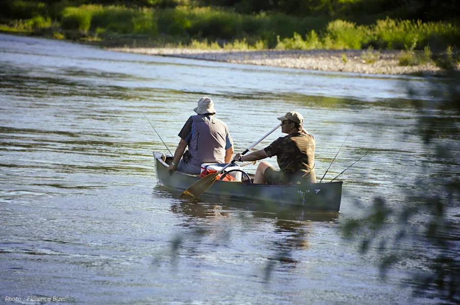 Trois jours de safari pêche en canoë sur l'Allier